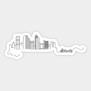 Denver City Signature Sticker